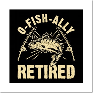 O- Fish- Ally Retired T shirt For Women Posters and Art